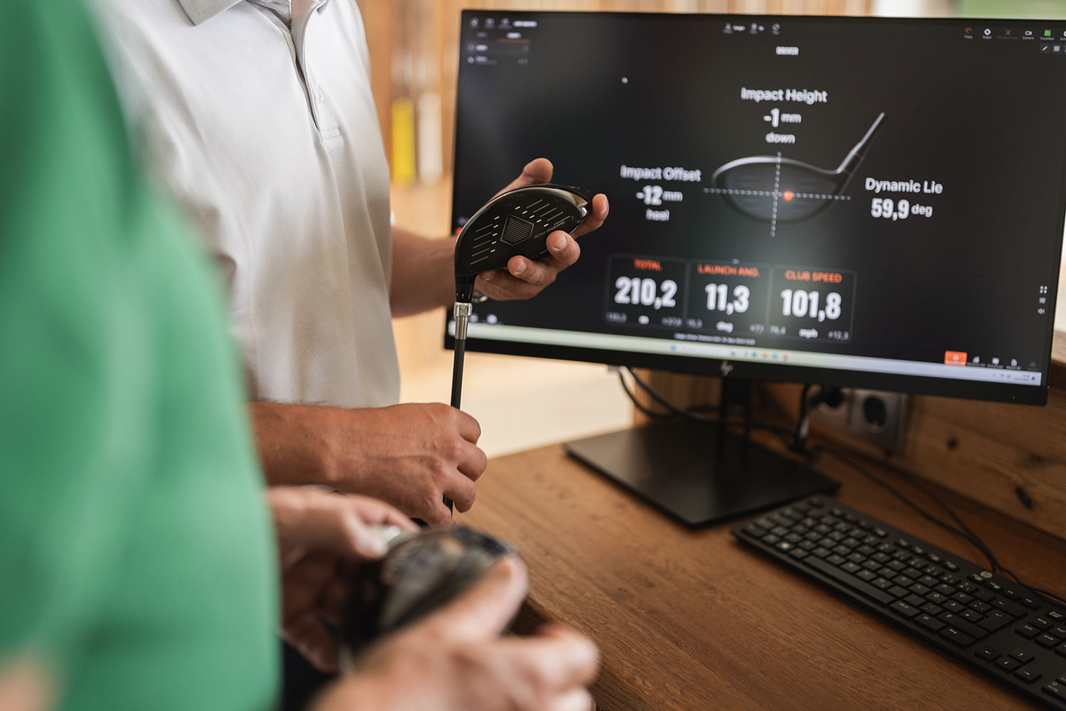Golfclub Anpassung und Analyse